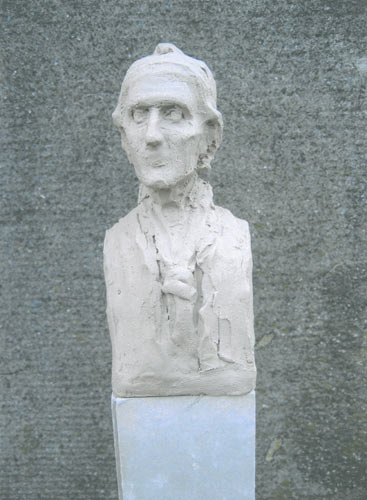 Denkmal Ueli Bräker / Tonmodell (c) Ruth Gossweiler